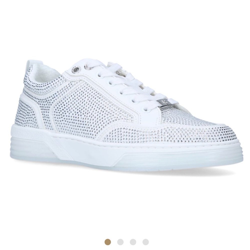 CARVELA Glide Bling Low-Top Sneakers 8.5 new